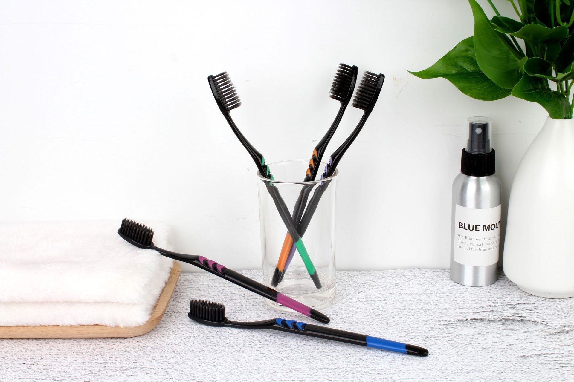 Bamboo Toothbrush Set - 1 шт. зубная щетка с мягкой