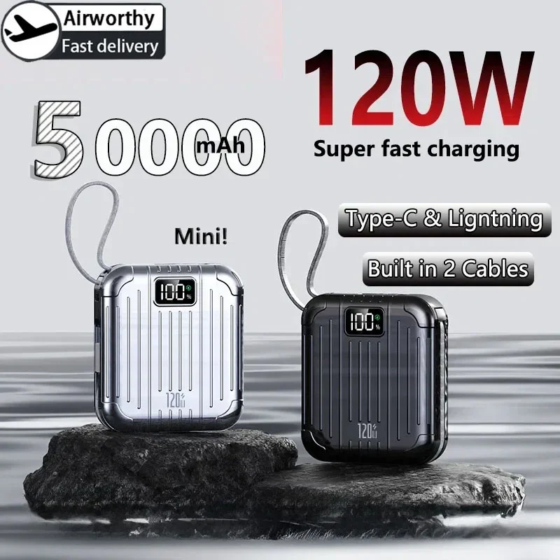 Solar Charger Panel Foldable - 50000 мАч Мини Компактный Удобный PowerBank