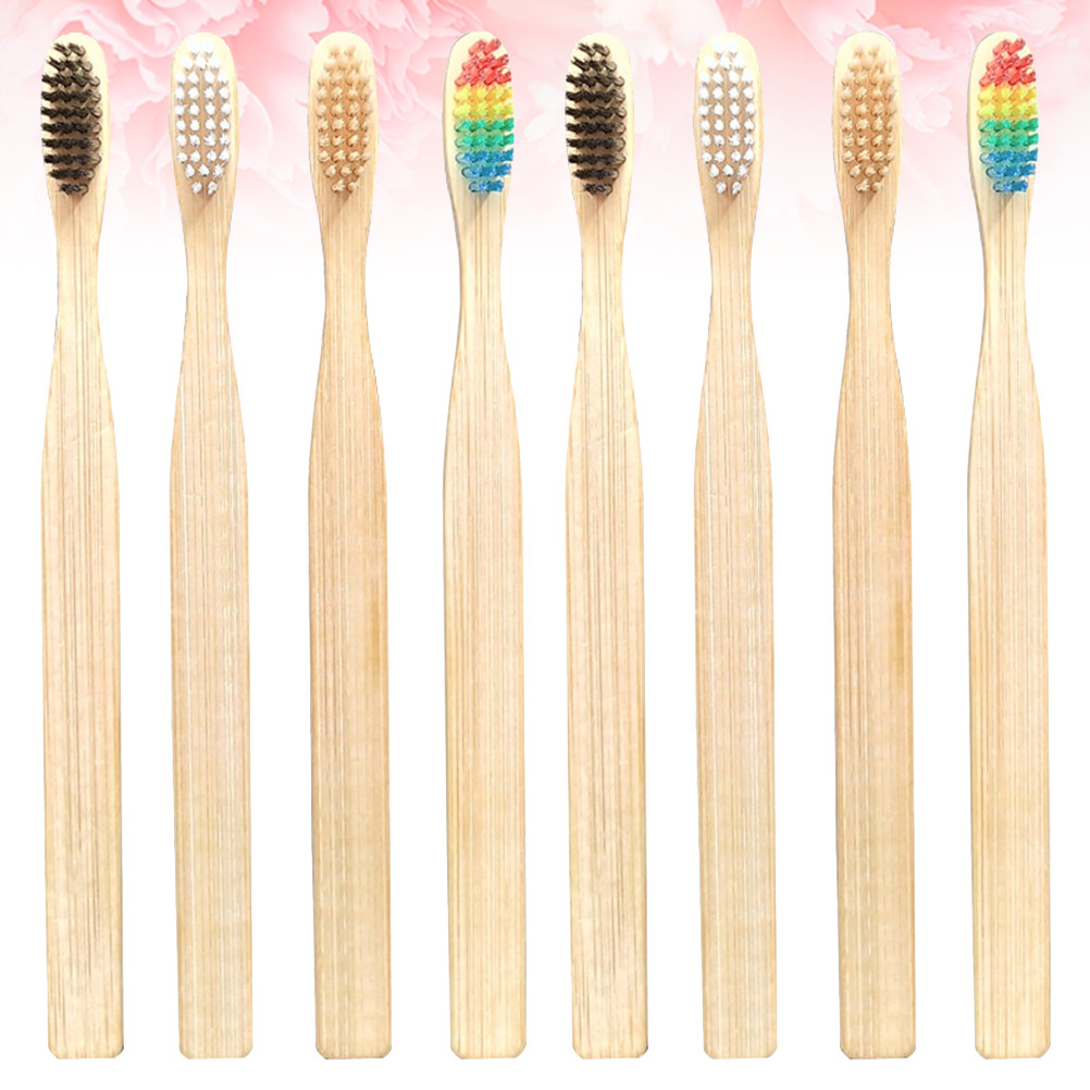 Bamboo Toothbrush Set - 20 шт. бамбуковых зубных щеток с