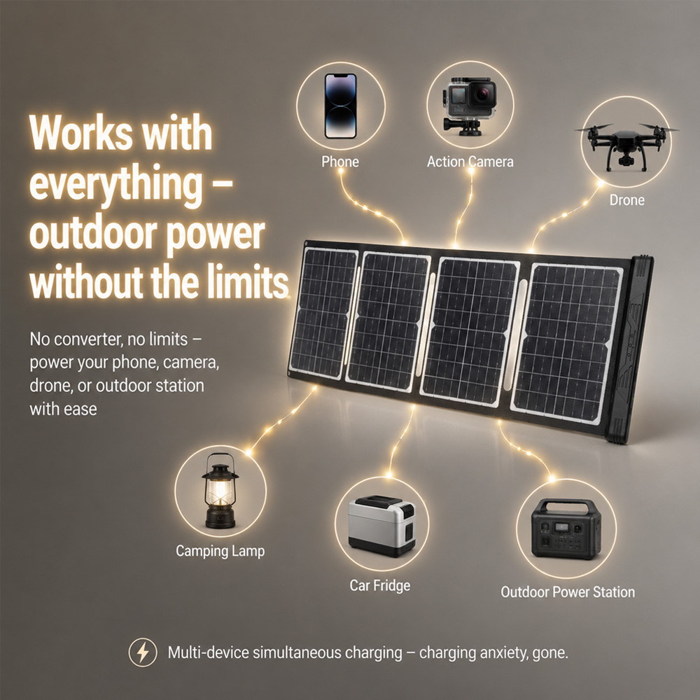 Складная солнечная панель мощн – обзор и цена Solar Charger Panel Foldable