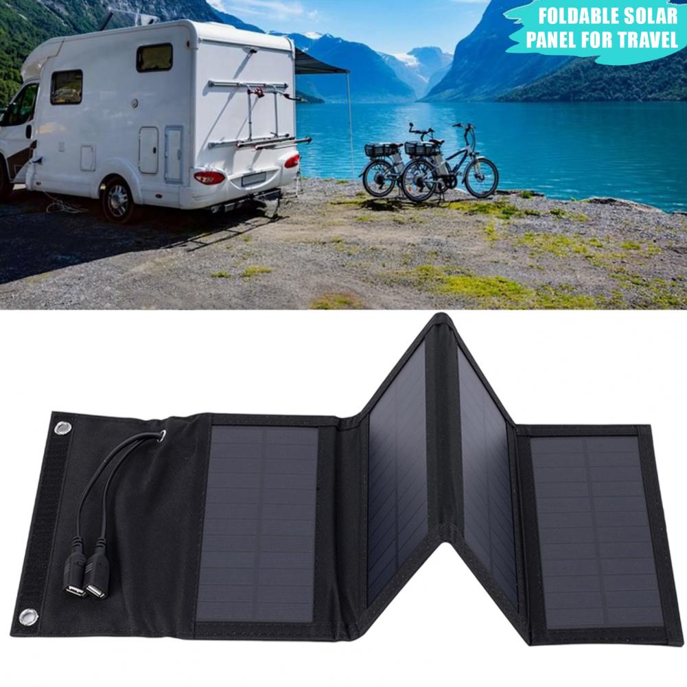 Портативное солнечное зарядное – обзор и цена Solar Charger Panel Foldable