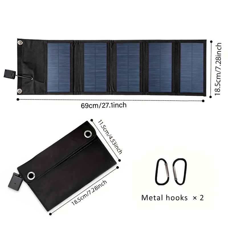 1. Складная портативная солнеч – обзор и цена Solar Charger Panel Foldable