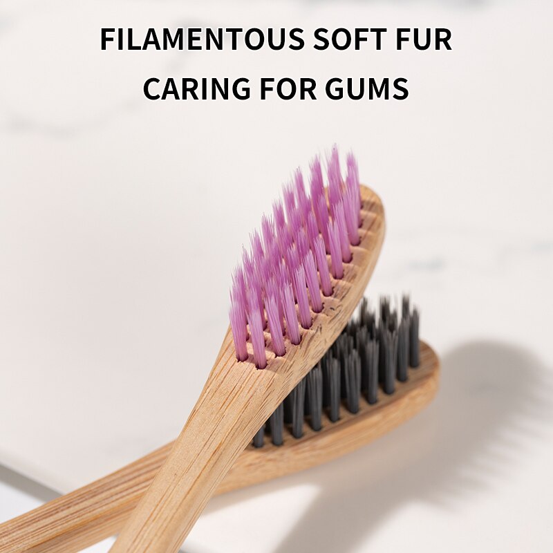 Набор бамбуковых зубных щеток, – обзор и цена Bamboo Toothbrush Set