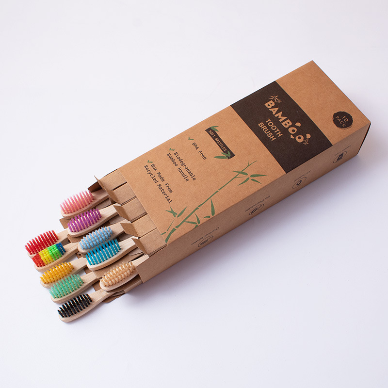 Набор бамбуковых зубных щеток  – обзор и цена Bamboo Toothbrush Set
